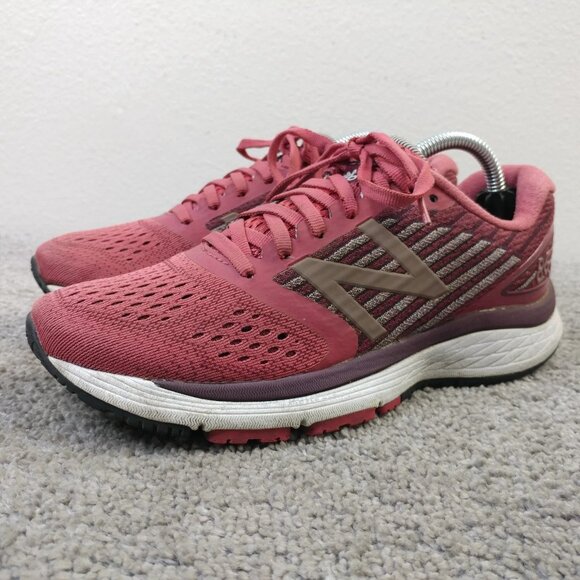 New Balance 860 Womens Size 6.5 Running Walking Shoes Red Burgundy Sneakers Low - Picture 1 of 10